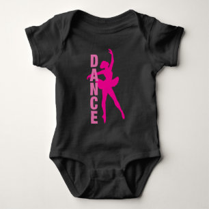 Body Danse de ballerine rose chaud pour filles