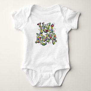 Body De fête "vous roche !" Le T-shirt de l'enfant de