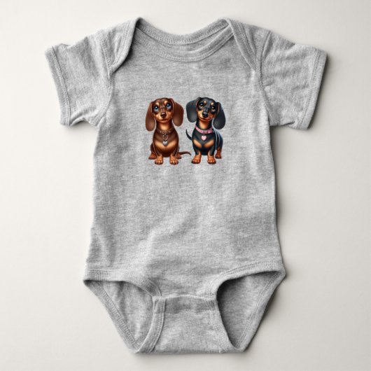 Body De mignons amis dachshund (Devant)