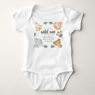 Body Décor de Baby Shower Animal de Safari Wild One