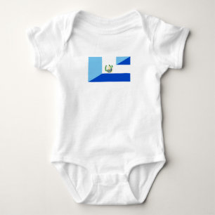 Body demi de symbole de pays de drapeau du Guatemala