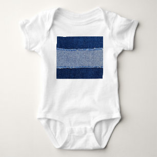 Body Dénim déchiré : tissu de jean bleu.