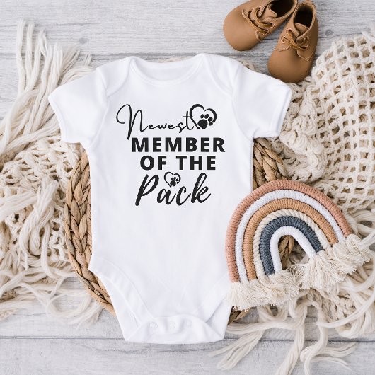 Body Dernier membre du pack mignon chiot paw cadeau béb