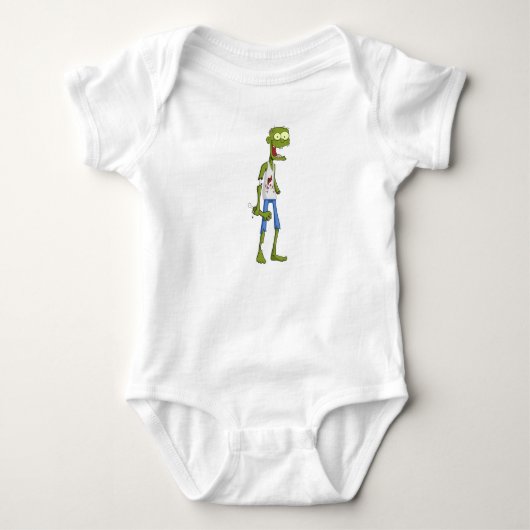 Body Des vêtements pour bébés. Zombie. (Devant)