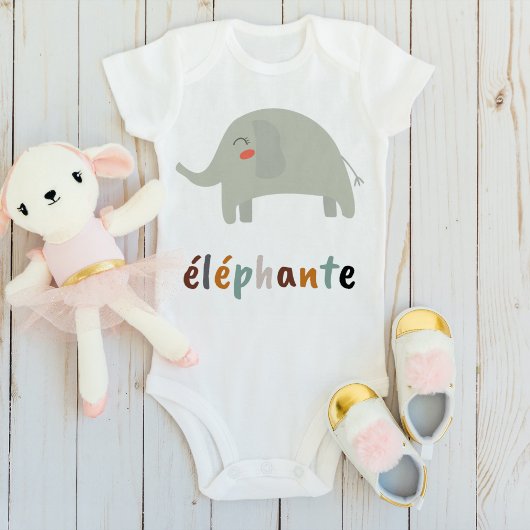 Body Design Cute Boho éléphante