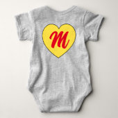 Body Design de face avant et arrière Monogramme - Nom u (Dos)