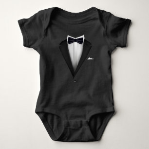 Body Design Tuxedo avec Blue Bowtie Pour Mariages et Sp