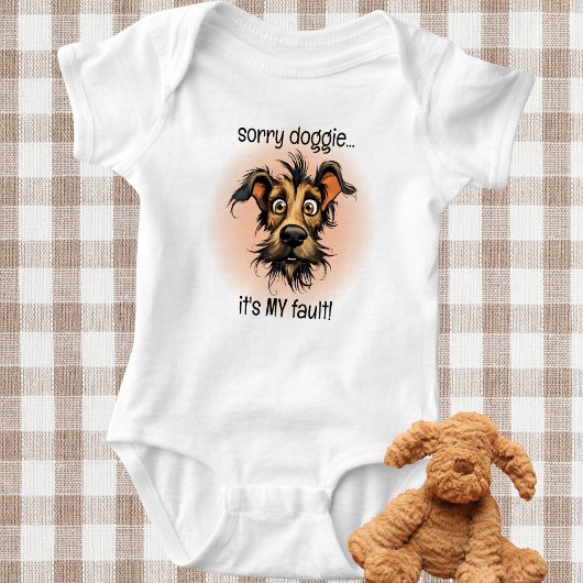 Body Désolé Doggie C'est ma faute drôle