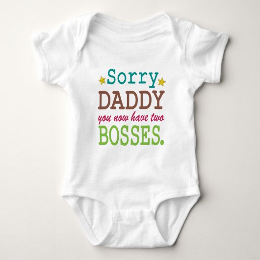 Body Désolé Papa - Deux Bosses (Devant)