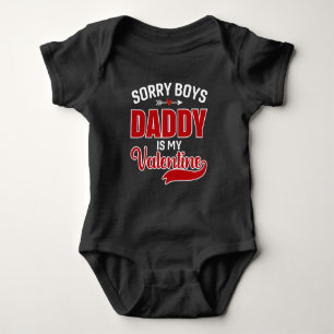 Body Désolés les garçons Papa est mon Valentin