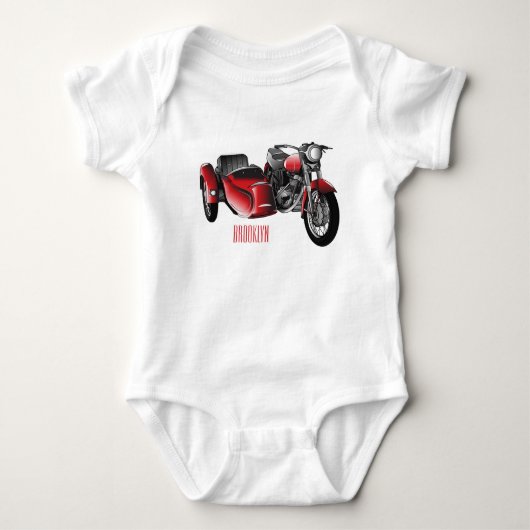 Body dessin animé de la moto Sidecar (Devant)