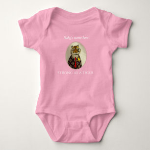 Body Dessin de dessin en coton tigre en costume Bébé Fi