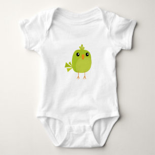 Body Dessin d'oiseau vert