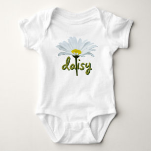 Body Dessus fait sur commande de bébé de fleur de