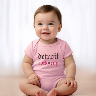 Body Detroit Rock City Pink Baby Girl
