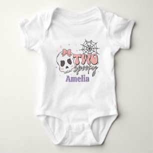 Body Deux Éffrayant Mignonne Pink Halloween Nom Anniver