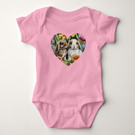 Body Deux petits lapins Lop (Devant)