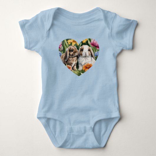 Body Deux petits lapins Lop (Devant)