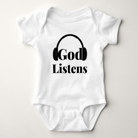 Body Dieu écoute la citation basée sur la foi Unisex (Devant)