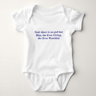 Body Dieu : il n'y a de dieu que Lui, le Vivant, le