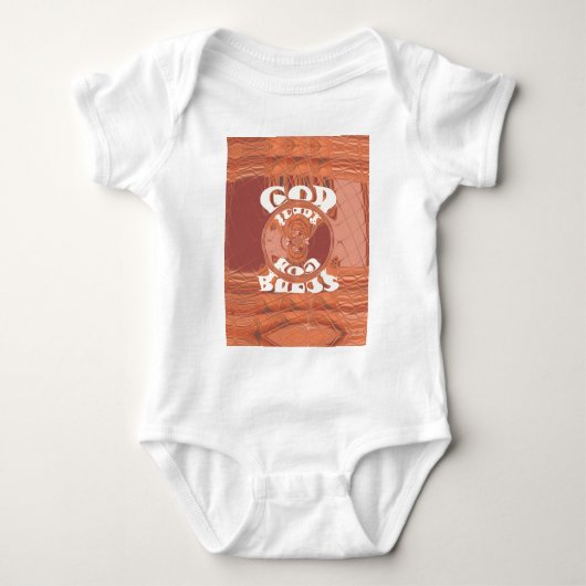 Body Dieu vous bénisse - Impression spirituelle inspiré (Devant)