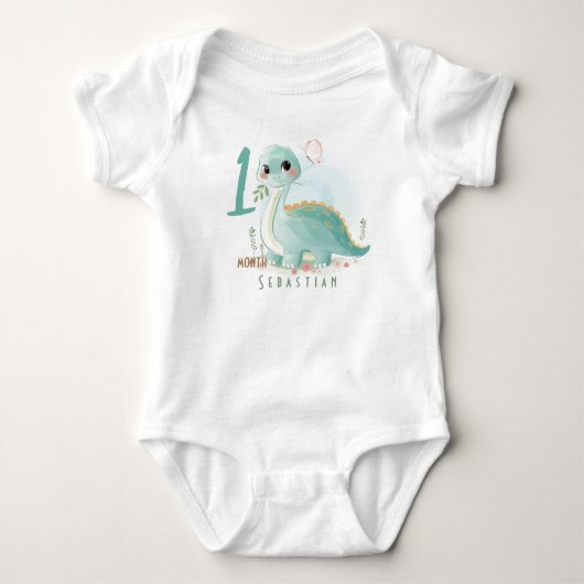 Body Dino doux Bodysuit bébé (Devant)
