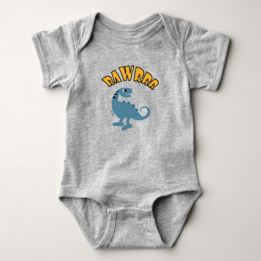 Body Dinosaure bébé design - Bodysuit Jersey bébé (Devant)