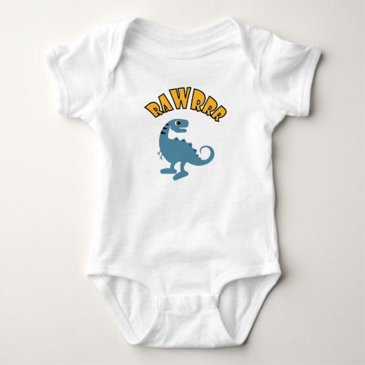 Body Dinosaure bébé design - Bodysuit Jersey bébé (Devant)