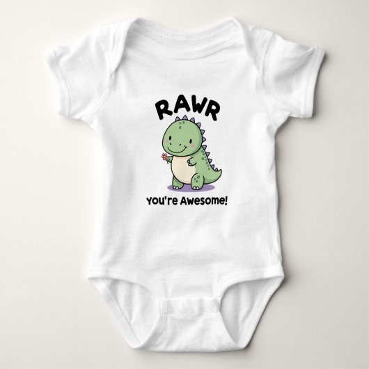 Body Dinosaure Bébé mignon (Devant)