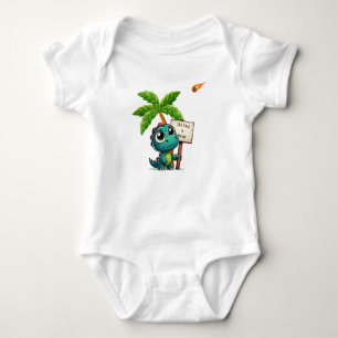 Body dinosaure mignon et drôle