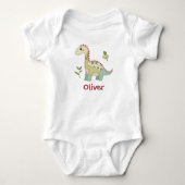 Body Dinosaure Patchwork Mignon (Devant)