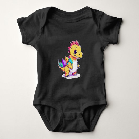 Body Dinosaure pour bébé mignon (Devant)