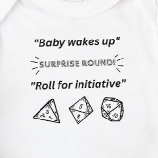 Body DnD Baby - Baby réveille Roll pour initiative