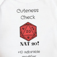 DnD Baby - Vigilance Check Nat 20