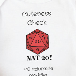 Body DnD Baby - Vigilance Check Nat 20