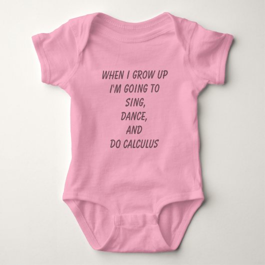 Body Do Calculus - Girl Power baby tee (Devant)