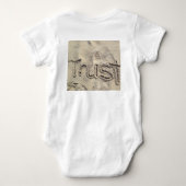 Body Dollar Américain Typographie Bébé Mignon (Dos)