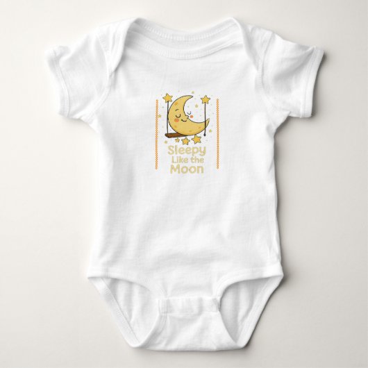 Body Dormir comme la lune : Bébé mignon (Devant)
