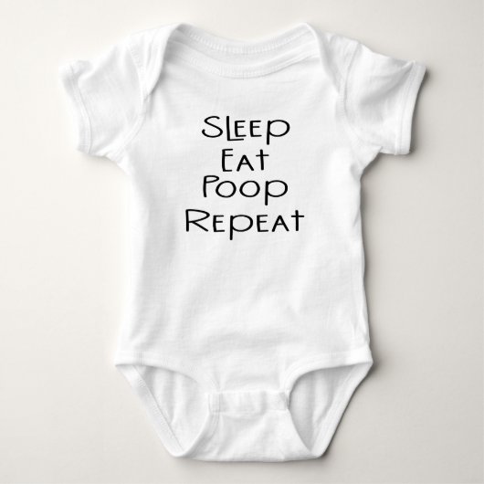 Body Dormir Manger Chier Répéter (Devant)