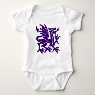 Body Dragon héraldique 01 - Violet profond