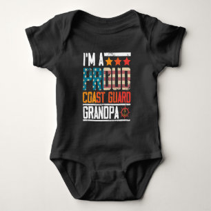 Body Drapeau américain du grand-père de la Garde côt