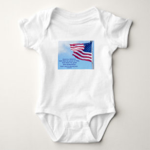 Body Drapeau américain Patriotique bébé Creeper