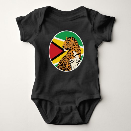 Body Drapeau animal national du Guyana Jaguar Guyane (Devant)