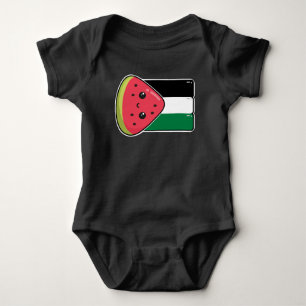 Body Drapeau de la Palestine mignonne avec Palestin san