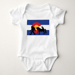 Body Drapeau du Colorado avec Unicorn, Bigfoot et Jacka
