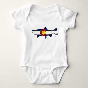 Body Drapeau du Colorado truite poisson bébé