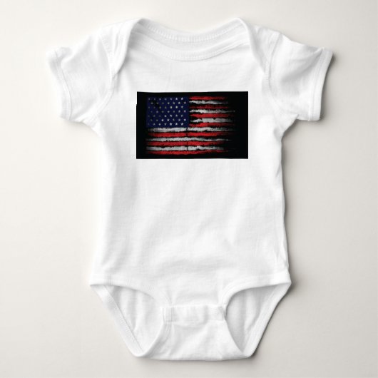 Body Drapeau Grunge U.S.A (Devant)