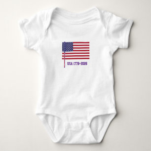 Body Drapeau USA 1776-2026 Anniversaire