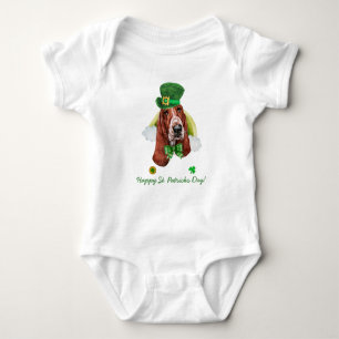 Body Drôle Basset Hound Or St. Patricks Day
