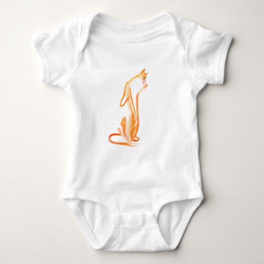 Body Drôle Cat Baby Bodysues (Devant)
